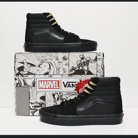 VANS Marvel X Black Panther Sk8 Hi - Picture 2 of 9